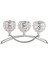 Kristal Mumluk 3 Arms Candelabra Düğün Masa Süs Gümüş (Yurt Dışından) 1