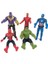 Oyuncak Avengers 5'li Figür Karakter Seti Örümcek Adam Thanos Hulk Kaptan Amerika Iron Man 15 cm 1