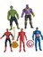 Oyuncak Avengers 5'li Figür Karakter Seti Örümcek Adam Thanos Hulk Kaptan Amerika Iron Man 15 cm 2