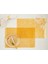 English Home Golden Flower Pvc 2'li Amerikan Servis 30 x 45 cm Gold 1