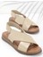 Bej Leather Kadın Sandalet K059061314 1