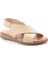 Bej Leather Kadın Sandalet K059061314 3