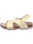 Jellies Soft Mantar Tabanlı Sarı Sandalet 1