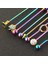 8 Adet Endüstriyel Piercing Topu Halter Kulak Bar Küpe 14G Kadınlar Renkli (Yurt Dışından) 5