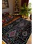 Salon Halısı Modern Geometrik Gri Kaydırmaz Kesme Yıkanabilir Ince Halı Tüysüz Kilim 1