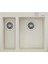 FORSQUARE 590 TG BRIGHT CREAM Ankastre Kumanda Sifonlu Granit Eviye Krem 59 cm 115260022 1