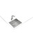 FLEXLINEA RS15 50.40 Ankastre/Tezgaha Sıfır/Tezgahaltı Eviye Paslanmaz Çelik 50 cm 115000012 2