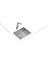 FLEXLINEA RS15 50.40 Ankastre/Tezgaha Sıfır/Tezgahaltı Eviye Paslanmaz Çelik 50 cm 115000012 3