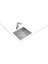 FLEXLINEA RS15 50.40 Ankastre/Tezgaha Sıfır/Tezgahaltı Eviye Paslanmaz Çelik 50 cm 115000012 4