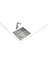 FLEXLINEA RS15 45.40 Ankastre/Tezgaha Sıfır/Tezgahaltı Eviye Paslanmaz Çelik 45 cm 115000013 2