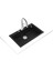 FORSQUARE 72.40 TG BLACK Ankastre Kumanda Sifonlu Granit Eviye Siyah 72 cm 115230000 2