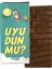 Uyudunmu 100 gr Bitter Tablet Çikolata 1