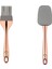 Grimor Life 2'li Set Rose Gold Kaplamalı Silikon Yumurta Fırçası Ve Spatula Seti 25 Cm 3