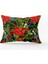 Kırmızı Yeşil Yılbaşı Temalı Dijital Baskılı Kırlent Yastık Kılıfı - CGH304-3550 Çift Tarafı Baskılı 1
