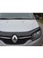 Renault Symbol 2013 ve Üzeri Ön Kaput Koruyucu Rüzgarlığı Piano Black 3.2 mm Kalın Plastik 3