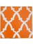 Morocco Desen 3 Turuncu Bardak Altlığı 10X10 cm 1