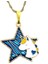 Unicorn Tek Boynuz Yıldız Sarı Çelik Kadın Kolye Zincir Q0534 2