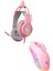 X-Pink Girl Pembe Gaming Oyuncu Seti ( X-Catty Pembe 7.1 Rgb Oyuncu Kulaklık + Spear Rgb 7200DPI Oyuncu Mouse ) 1