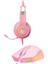 X-Pink Girl Pembe Gaming Oyuncu Seti ( X-Catty Pembe 7.1 Rgb Oyuncu Kulaklık + Spear Rgb 7200DPI Oyuncu Mouse ) 3
