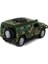 Metal Hummer Askeri Jeep Çek Bırak Yeşil Işıklı 12 cm 3