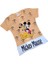 Kız Çocuk Bisiklet Yaka Kısa Kollu Şık Görünümlü T_shirt 2