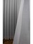Kullanıma Hazır 1/3 Sık Pile Tül Perde Tek Kanat - Ekru 110 x 270 cm 5