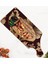 Gift Retro Motif Tasarımlı Dikdörtgen Şeklinde Doğal Ahşap Servis ve Sunum Tabağı Model 7 4