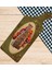 Gift Retro Motif Tasarımlı Dikdörtgen Şeklinde Doğal Ahşap Servis ve Sunum Tabağı Model 4 3