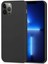 Apple iPhone 13 Pro Max Premium Matte Silikon Kılıf - Siyah 1