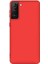 Samsung Galaxy S21 Premium Matte Silikon Kılıf - Kırmızı 1