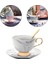 Kahve Fincanı ve Tabağı Latte Çay Bardağı (Yurt Dışından) 3