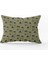 Yeşil Siyah Figürlü Kırlent Yastık Kılıfı - CGH196-3550 Çift Tarafı Baskılı 1
