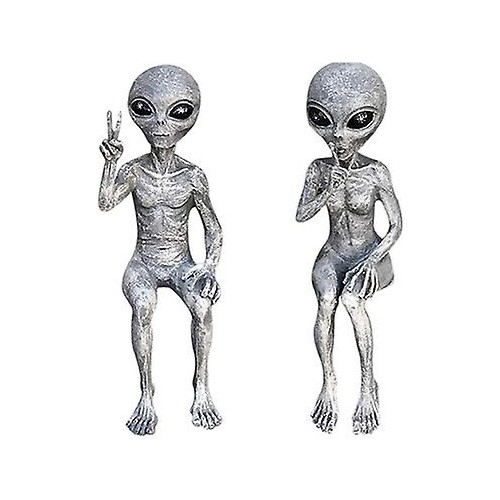 ZSSLD Alien Reçine Heykeli, Yabancı Ufo Kapalı Açık Ev Ofisi Fiyatı
