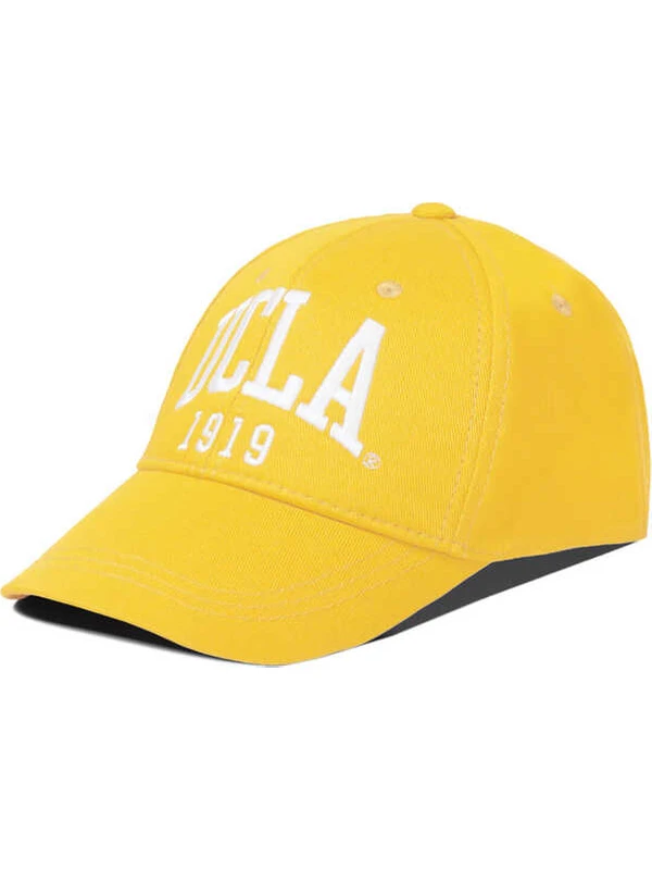 Ucla Sarı Baseball Cap Nakışlı Şapka