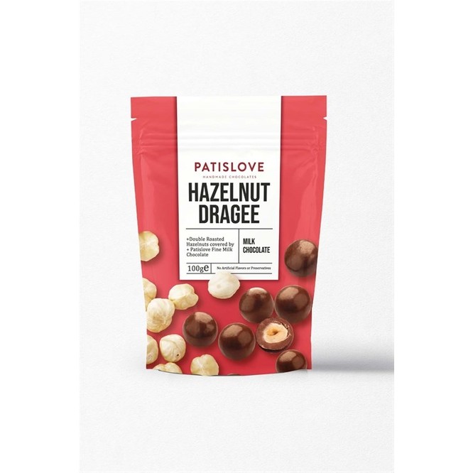 Patislove Sütlü Çikolatalı Fındık Draje 100g