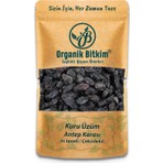 Organik Bitkim Antep Karası Üzüm Kurusu Siyah Iri Taneli Çekirdekli 250 gr