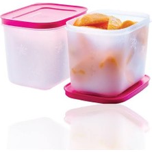 Tupperware Alaska Serisi Derin Dondurucu Saklama Kabı Kare 2 'li Set