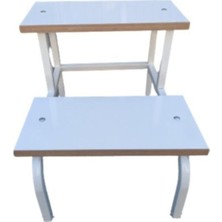 Eskoba Muayene Masası Basamağı Basamak Mutfak Merdiveni Ikili Basamak