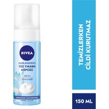 NIVEA Yüz Yıkama Köpüğü Canlandırıcı,Normal Ciltler (150ml), Derinlemesine Yüz Temizleme,Saf su, Lotus Çiçeği