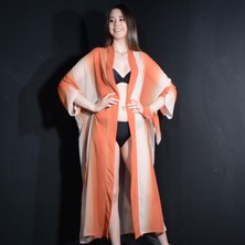 Tedz Collection Paredora Terracota Krem  Kimono Pareo