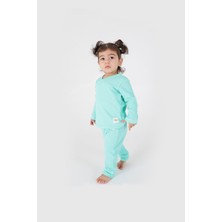 Totzee Düğmeli Üst Mint Yeşili