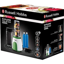 Russell Hobbs 25160-56 Explore Mix&go Cool Blender Beyaz/yeşil