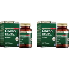 Nutraxin Ginkgo Biloba 60 Tablet X2 Adet