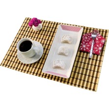 Pazariz Bambu Hasır Amerikan Servis Tabak Altlığı 4 Adet