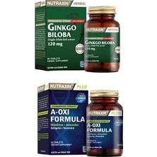 Nutraxin Ginkgo Biloba 60 Tablet + A-Oxi Formula 60 Kapsül