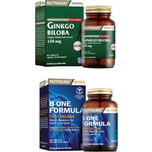 Nutraxin Ginkgo Biloba 60 Tablet + B-One Formula 90 Tablet