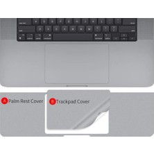 Codegen Apple 16" Macbook Air M1 A2485 Space Gray Trackpad Koruyucu Sticker Etiket