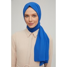 Armine Trend Medine Ipeği Şal 70X200 - Mavi