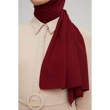 Armine Trend Medine Ipeği Şal 70X200 - Bordo