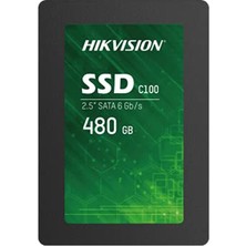 Hikvision SSD C100/480 GB 2.5" Solid State Disk 480 GB Siyah